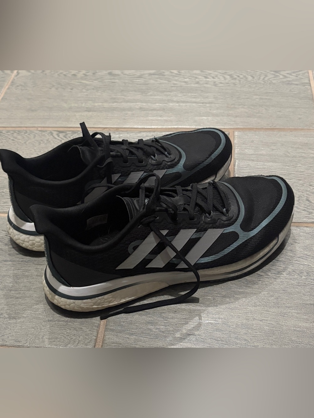 Women’s Adidas SuperNova+ Running Shoes with Reflective Stripes